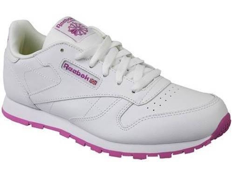 Zapatillas REEBOK Classic Leather Niños (36.5 - Blanco)