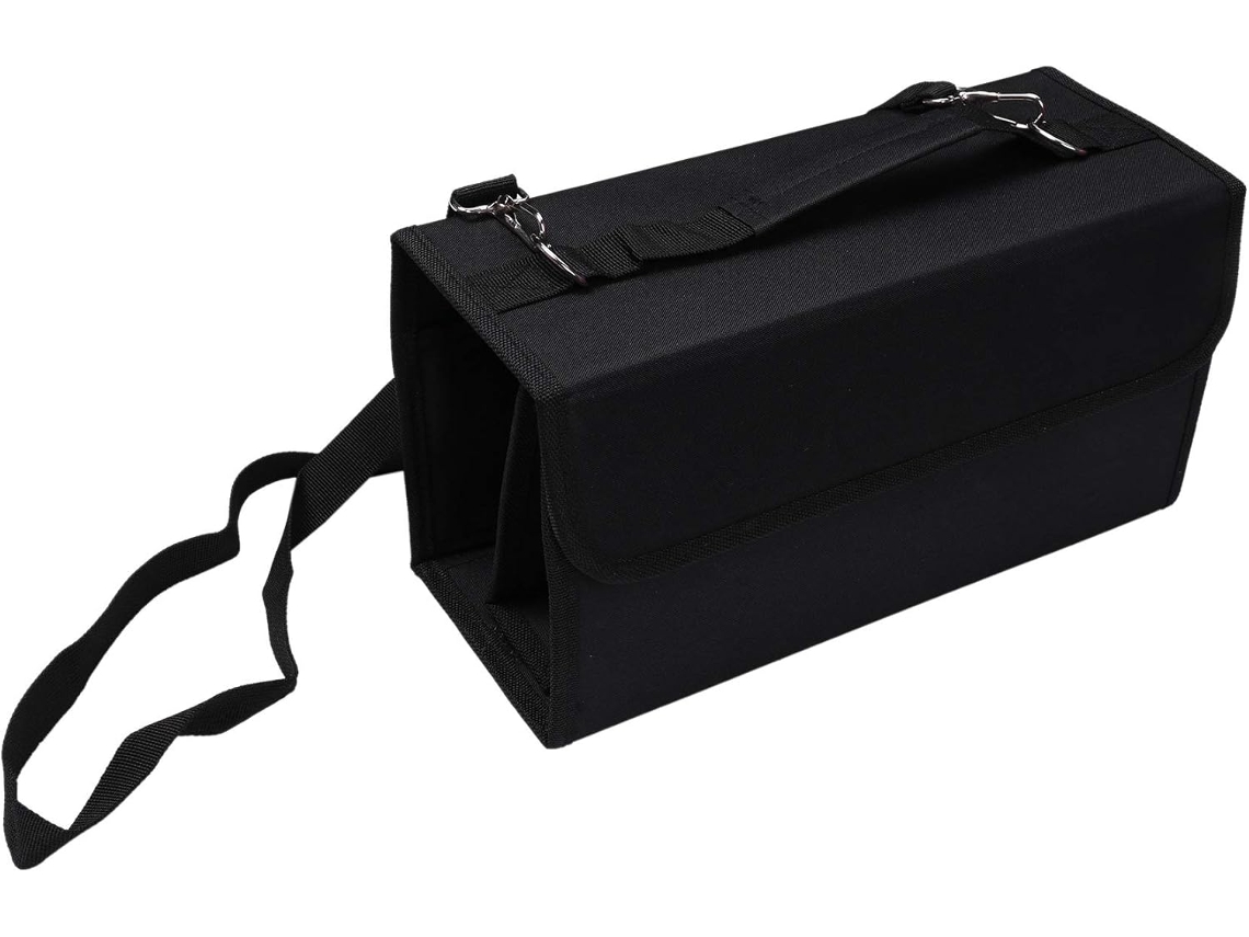 Estuche Plegable De Gran Capacidad Para Marcadores Y Lápices De Arte Con 80 Ranuras.