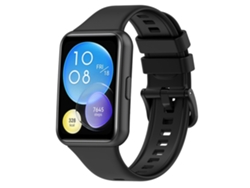 Pulsera De Silicona Para Huawei Watch Fit 2/fit 2 Active/classic/elegant Negro Veanxin