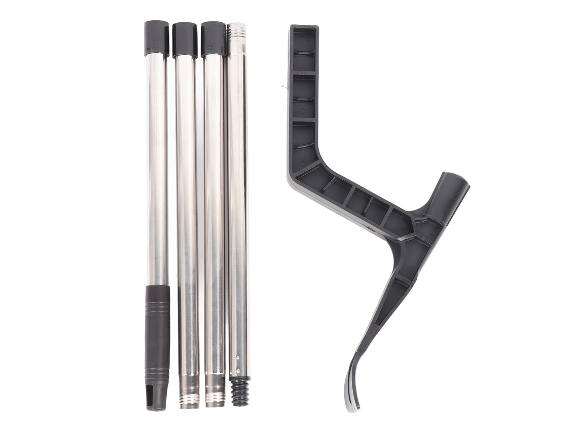 Herramienta De Limpieza De Canaletas De Techo De Aluminio Y Plástico Con Barra De Extensión De 60 Cm A 2,5 M.