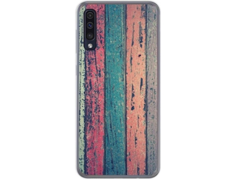 Carcasa Samsung Galaxy A50 / A50s TUMUNDOSMARTPHONE Madera 10 Multicolor