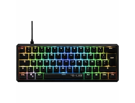 Teclado THE G-LAB Rojo