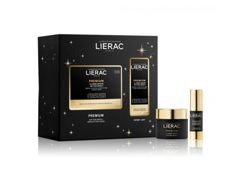 Cofre Facial LIERAC Premium Crema Voluptuosa + Crema de Contorno de Ojos (50 ml + 15 ml)