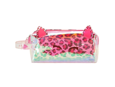 Oh My Pop! Feline Estuche Portatodo Laser, Rosa