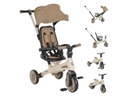 Triciclo Multifuncional Byox Juno Evolutivo 4 En 1 Con Control Parental - Brown