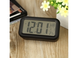 2026 Store-reloj Despertador Digital Led Con Repetición Snooze, Sensor De Luz, Retroiluminación Y Mostrar Tiempo Fecha Temperatura Negro