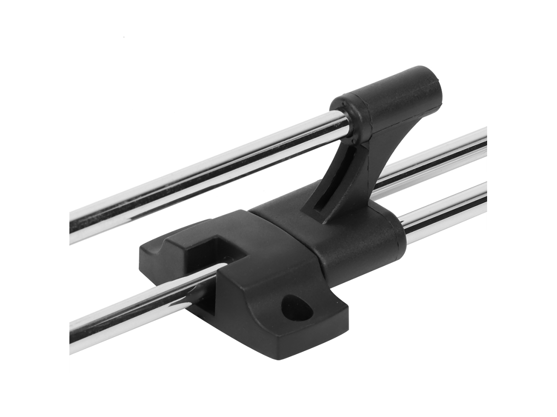 Barra extensible para armario, barra deslizante para armario, soporte organizador de ropa ajustable de 30 cm