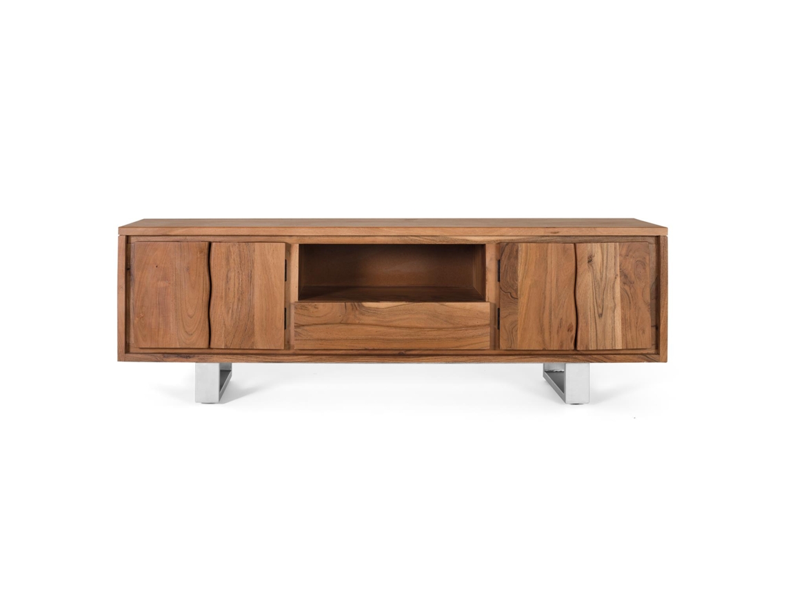 MUEBLE DE TV - AUDIO Marrón.GINER Y COLOMER 56x40x170