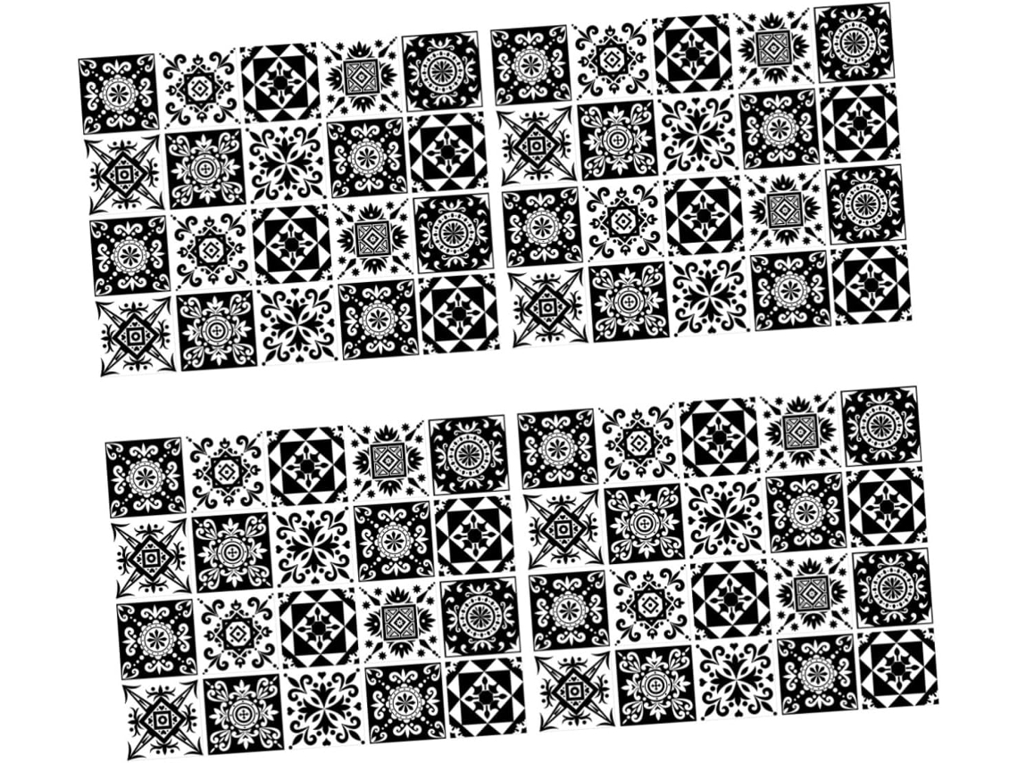 Juego De 4 Pegatinas Removibles Para Azulejos De Cocina Estilo Nórdico.