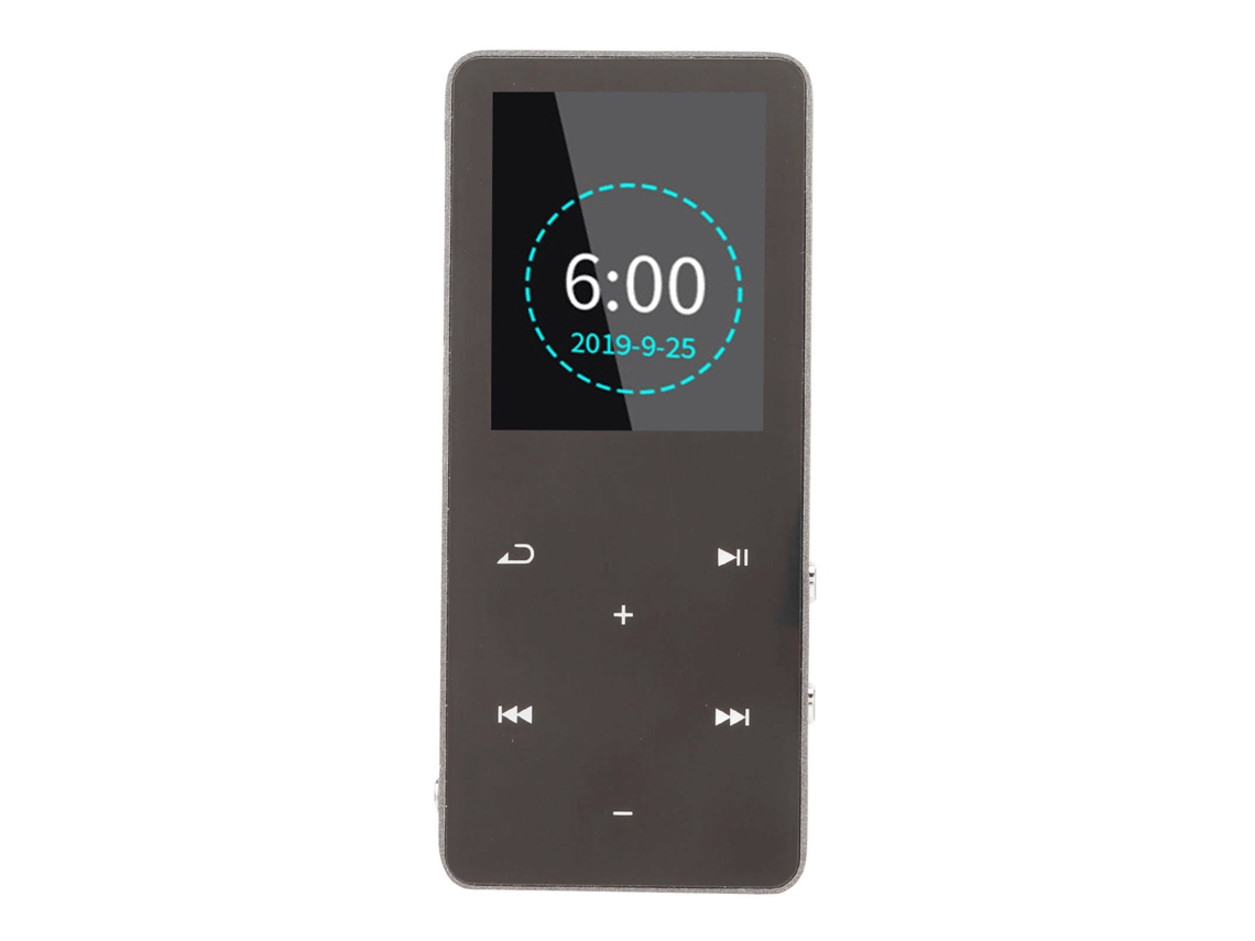 Reproductor MP3 Bluetooth Yizhood Js12 de 1,8 pulgadas y 16 GB (negro)
