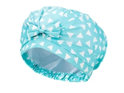 Gorro De Ducha Reutilizable Con Lazo, Diseño Extragrande, Exterior Impermeable Para Cabello Largo.