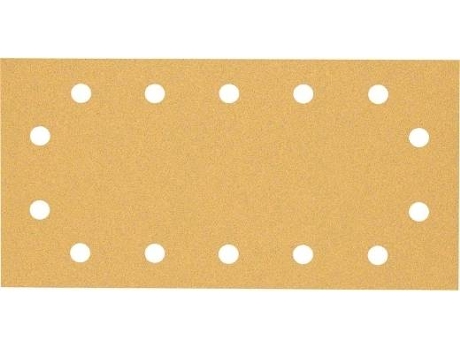 Lija BOSCH Expert C470 con 14 Orificios para Lijadoras Orbitales - 115x230 mm - G 80 - 10 Un