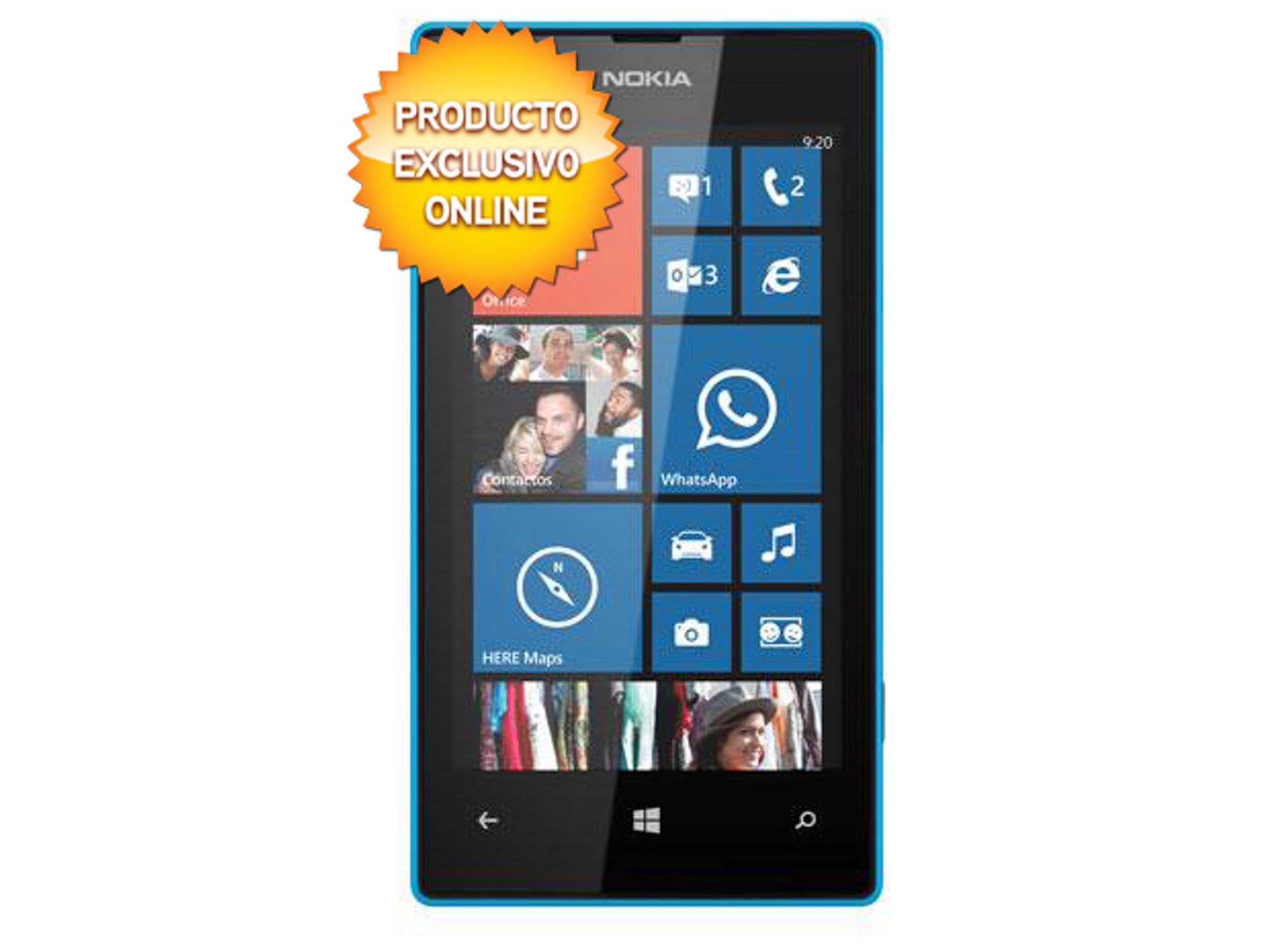 Smartphone NOKIA LUMIA 520 Azul