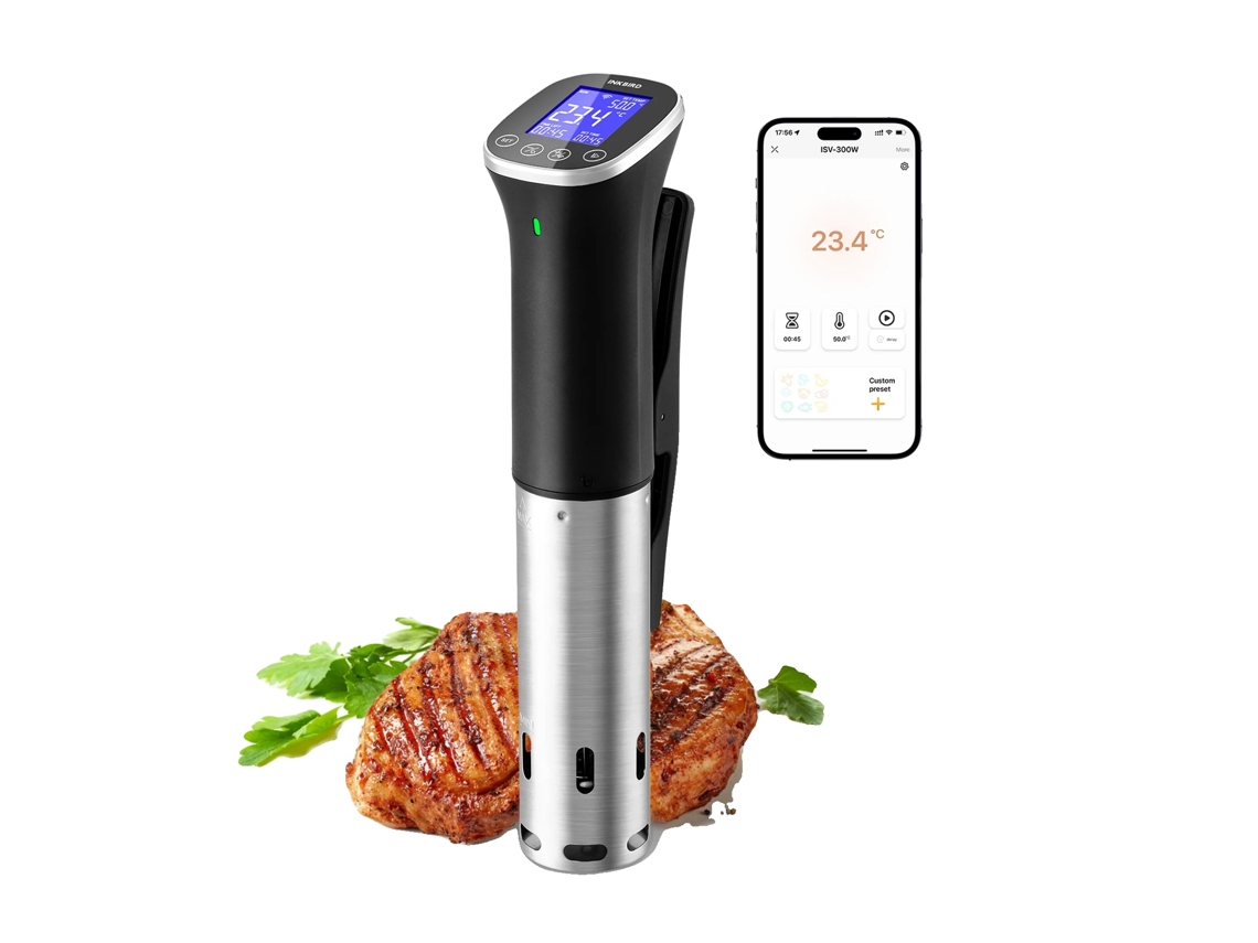 Olla de cocción al vacío, control por wifi, resistente al agua IPX7, enchufe OEM UE (220 V)