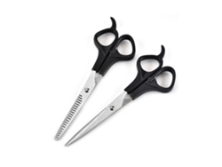Tijeras profesionales para cortar el pelo de barbero Razor Edge Series - Tijeras de salón de acero inoxidable JEDBESETZT