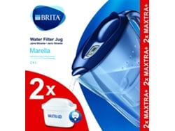 Brita Brita Jarra con filtro de agua Marella azul (2,4 l) incl. 2x