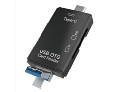 Lector de tarjetas OTG 6 en 1 Sanda SD 3793 Negro