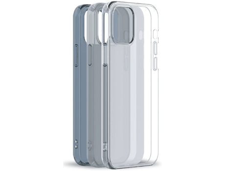 Conjunto de Fundas para iPhone 12/12 Pro MYWAY Plástico Transparente (3un)
