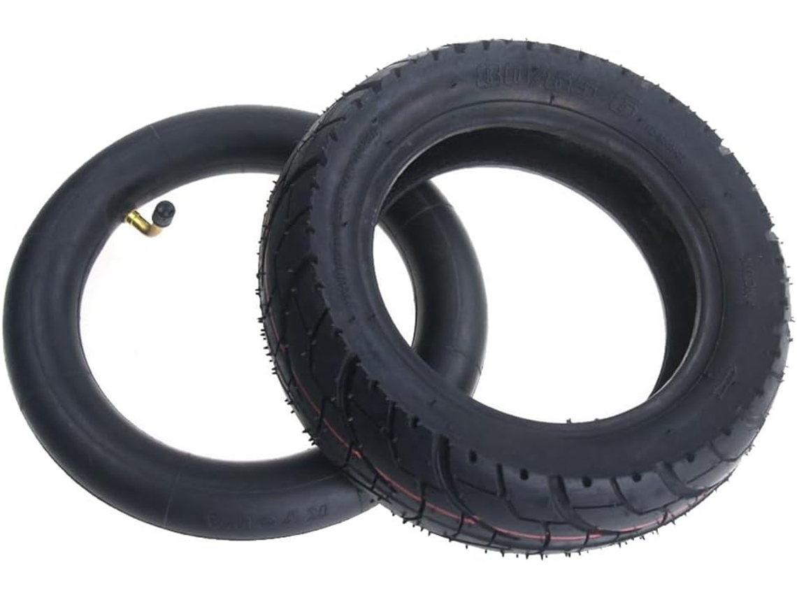 Neumático Exterior 80/65-6 Para Patinete Eléctrico De 10 Pulgadas Con Pedal, Forma Especialmente Engrosada.
