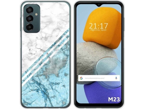 Carcasa para Samsung Galaxy M23 5G TUMUNDOSMARTPHONE Dibujos Mármol 02 Multicolor