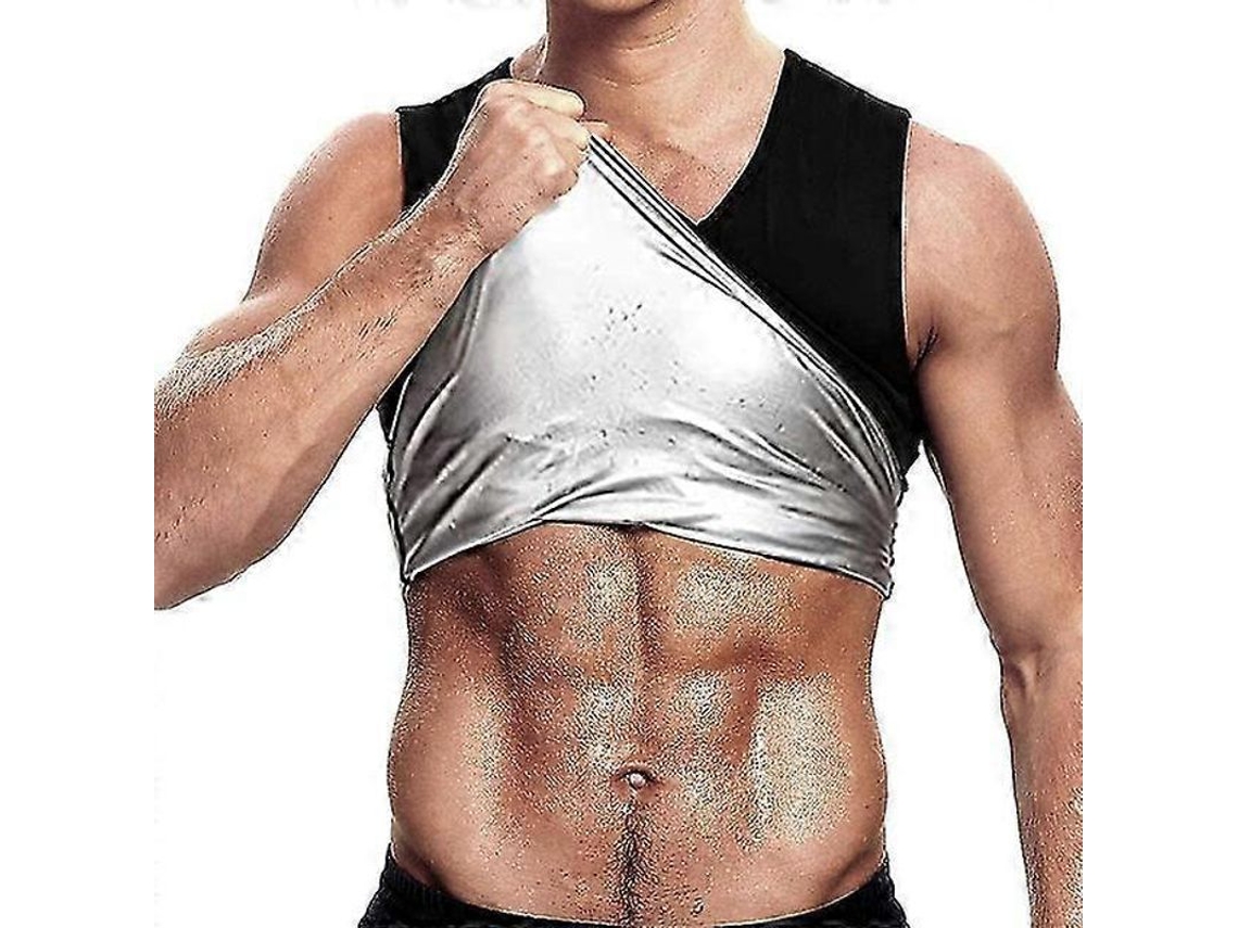 2026-chaleco Termo Sudor Para Hombres Entrenamiento Compresión Moldeador Cuerpo Adelgazante Rápido Secado
