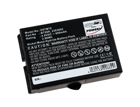 Batería POWERY para conando grúa Ikusi TM70