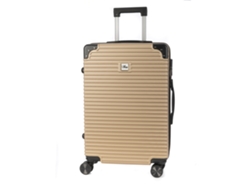 Equipaje de cabina DAM Trolley fabricado en material ABS ligero con esquinas reforzadas y cerradura de combinación.