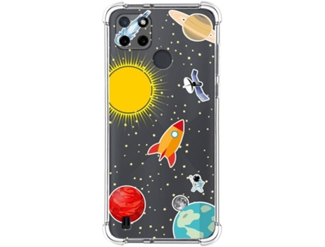 Carcasa Realme C21Y / C25Y TUMUNDOSMARTPHONE Espacio Multicolor