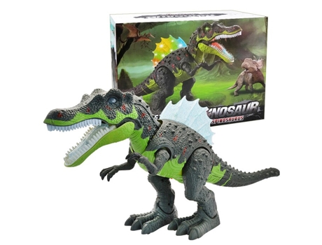 Robot de Dinosaurio Eléctrico Para Caminar Con Juguete Modelo de Sonidos de Caminata Ligera A
