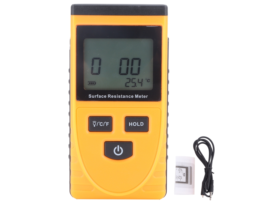 Medidor De Resistencia Superficial Portátil Gm3110, Pantalla Lcd Digital, Medidor Antiestático, 10³-10¹⁰ω