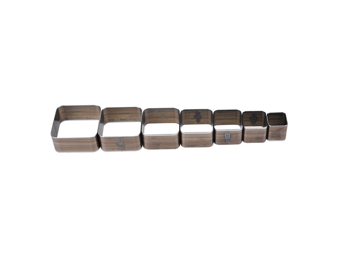 Juego De 7 Troqueles De Corte De Cuero De Acero A13 De 20-50 Mm Para Cinturones Y Carteras Diy.