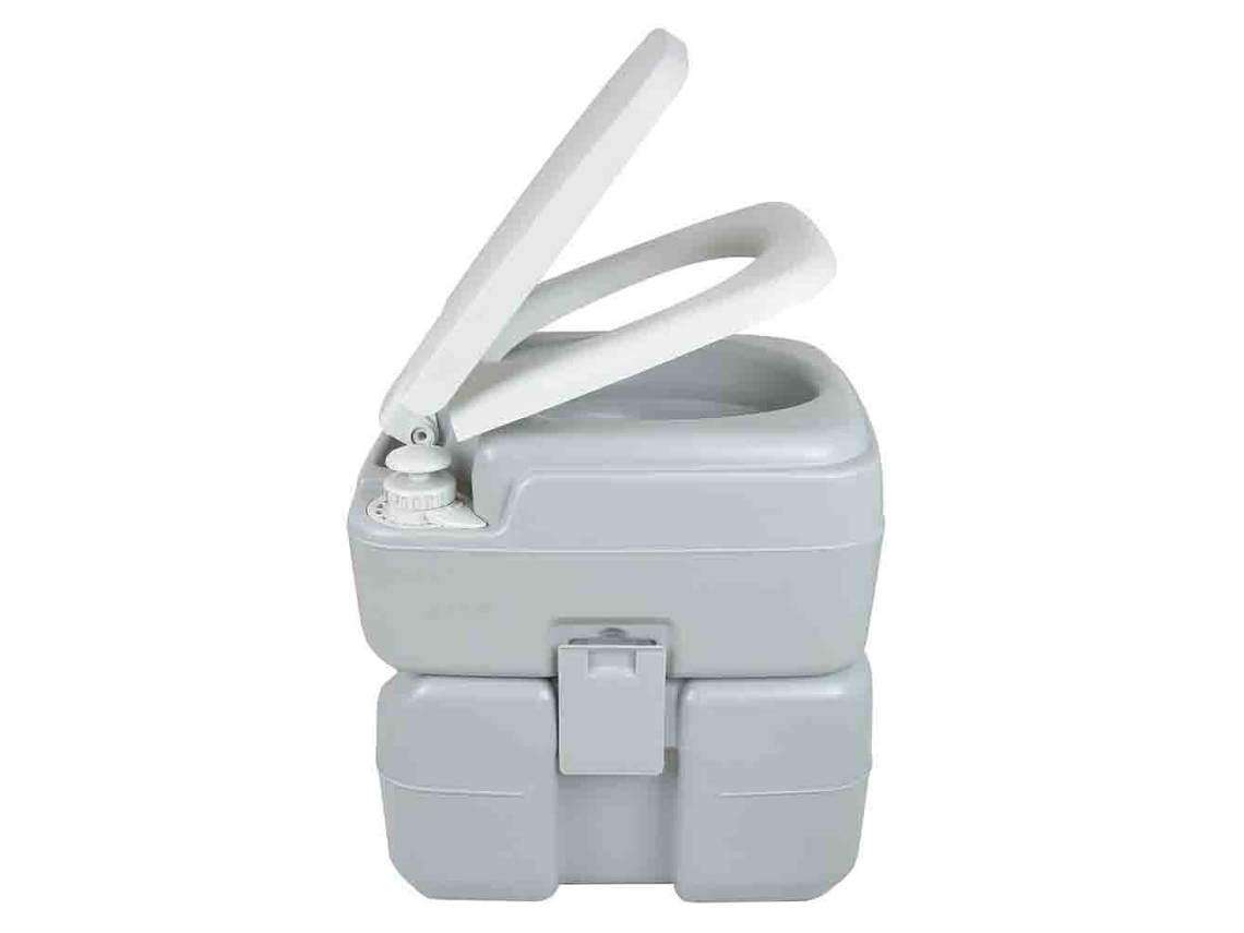 Sanitário Portátil Calter 20l Para Camping Uso Externo Com Descarga Ideal Para Viagens De Barco E Trilhas Fácil De Limpar Modelo C-chem-wc-20