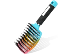 Cepillo Y Espátula De Pelo De Jabalí Para Mujer, Multicolor