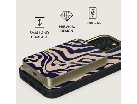 Powerbank BURGA MagSafe 5.000 mAh (Vigilant/Dourado)