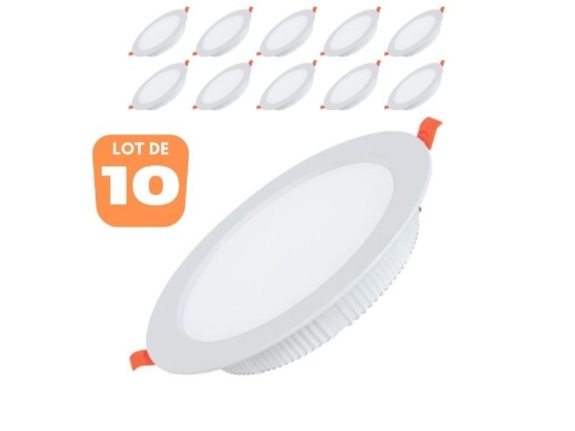 Juego de 10 Alexa SMD LED White 30W 3000K puntos HOROZ ELECTRIC