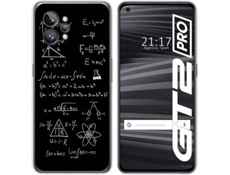 Carcasa para Realme GT 2 Pro 5G TUMUNDOSMARTPHONE Dibujos Formulas Multicolor