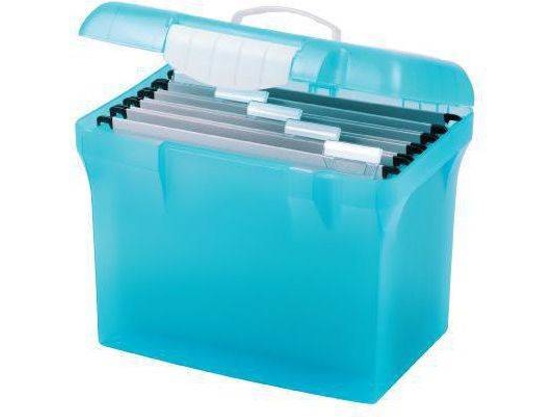 Caja de Archivo L'OBLIQUE Class'N Go Para Carpeta Suspensa Azul
