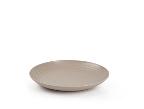 Plato Llano 20 Cm Reutilizable Ideal Fiestas Marrón PLASTIC FORTE