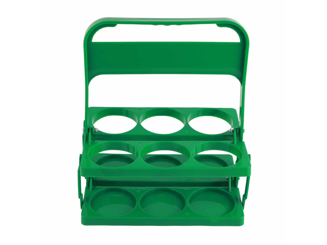 Soporte Plegable Portátil Para Botellas De Cerveza, Fabricado En Plástico Ecológico Con Asa Reforzada, Ideal Para Picnics.