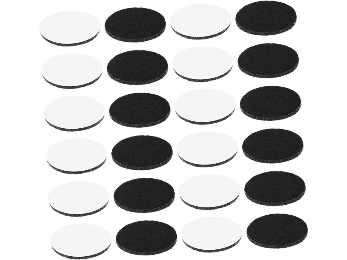 50piezas Almohadillas Fieltro Negras Unidades