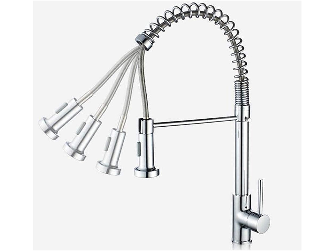 Grifo Mezclador De Cocina - Cromado Con Grifos