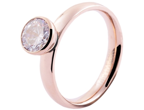 AKZENT Anillo Mujer Rose Gold em Acero Inoxidable Tam.50 0170