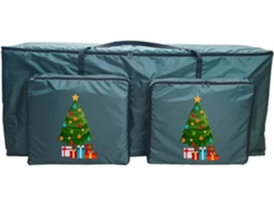 Contenedor para árbol de Navidad con asas, cremallera extragrande, asas reforzadas y bolsillos | Slowmoose Bag