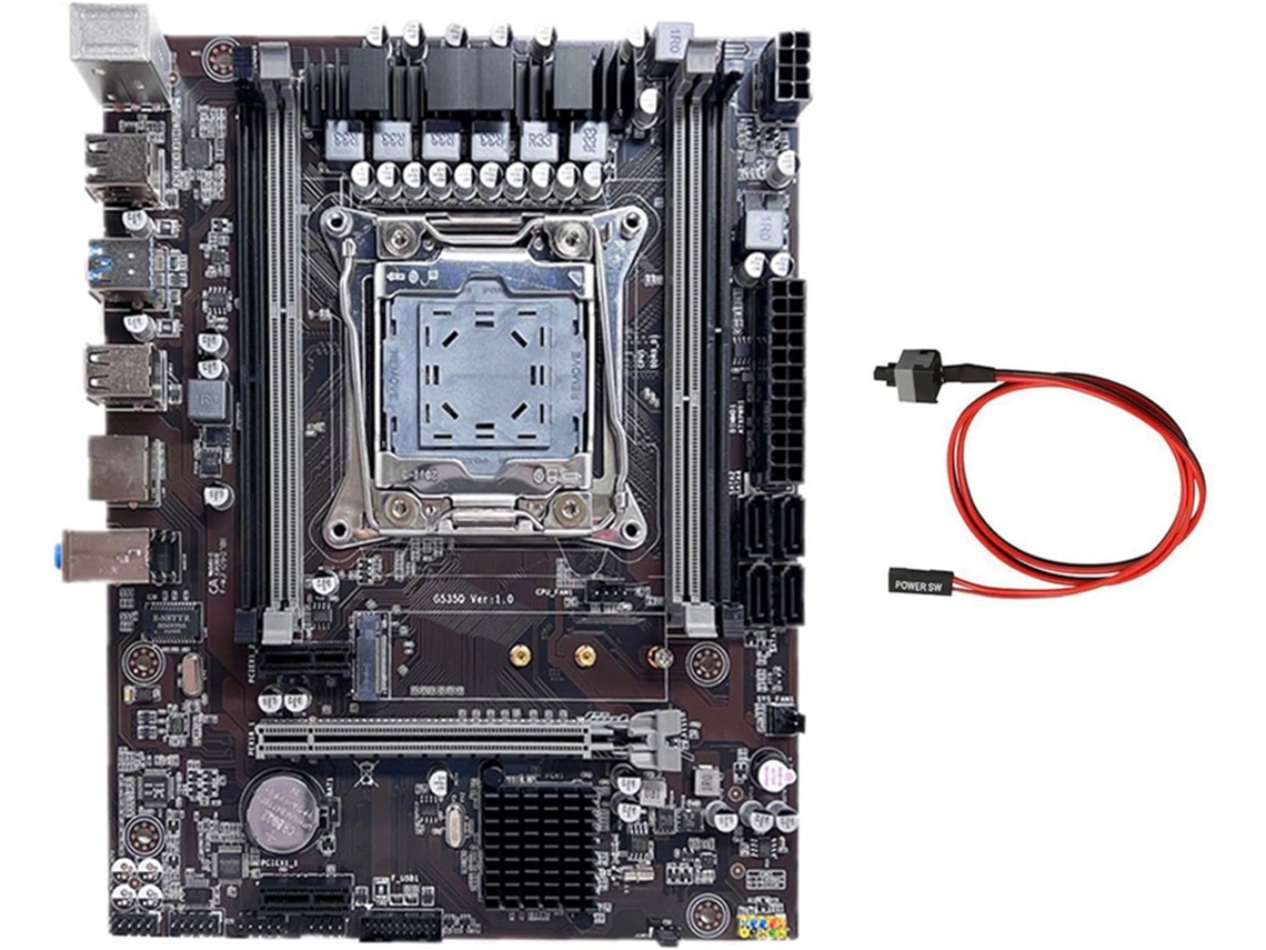 Placa Base X99 Lga2011-3 Compatible Con Procesadores Xeon E5 V3 Y V4, Memoria Ram Ddr4 Ecc De Doble Canal.