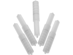 Juego de 5 portarrollos de papel higiénico con resorte y núcleo de plástico, fácil reemplazo para montaje Slowmoose.