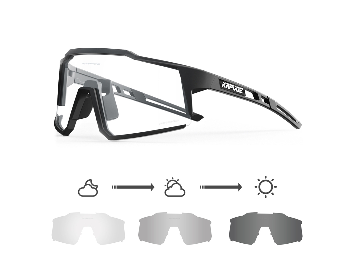 Gafas De Ciclismo Fotocromáticas Para Hombre Y Mujer, Ideales Para Ciclismo Al Aire Libre, Correr Y Practicar Deportes.