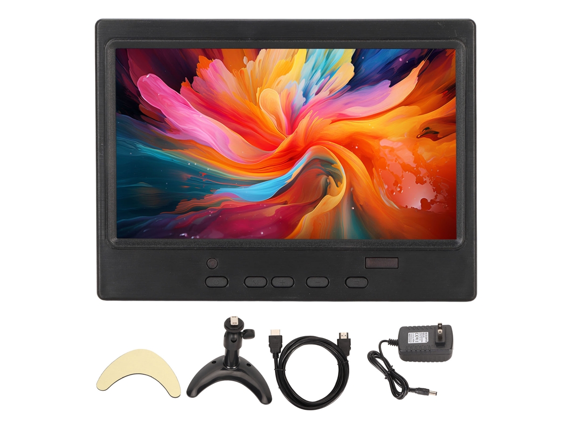 Monitor portátil de 7 pulgadas con soporte HDMI y VGA