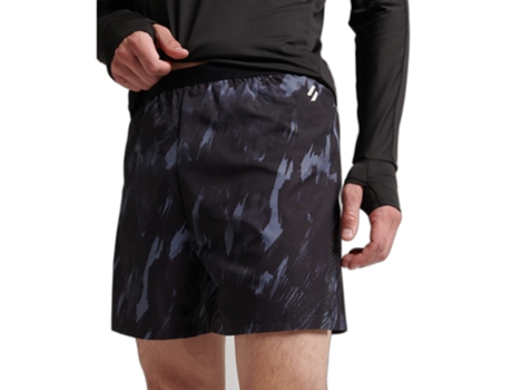 Pantalones Cortos para Hombre de Running SUPERDRY (L - Multicolor)