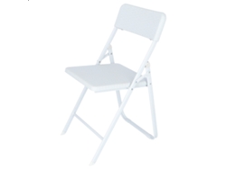 MUEBLEAR - Silla Delta Plegabale Blanca 42,5x81x50