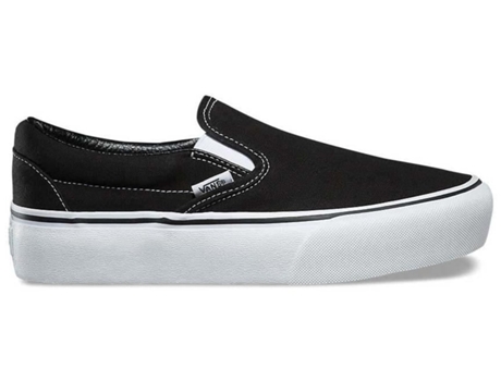 Zapatillas VANS Ua Classic Slip On Platform - Mujer (40 - Negro)